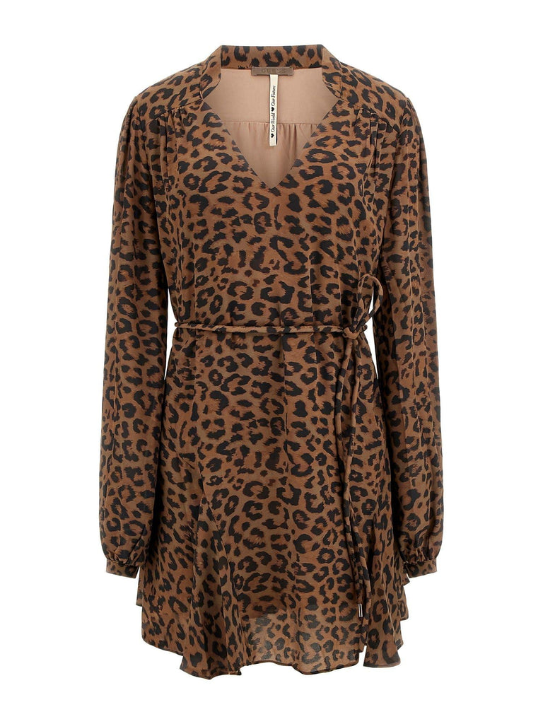 GUESS LS WANDA FLARE DRESS