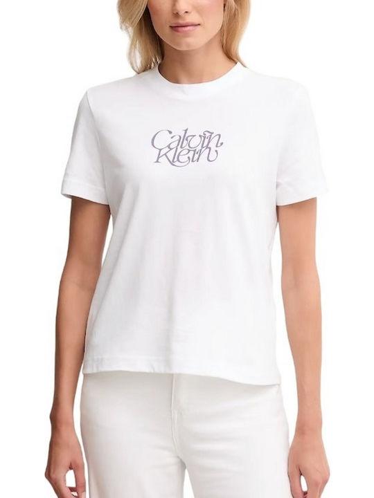 CALVIN KLEIN JEANS SS FITTED SCRIPT CAL