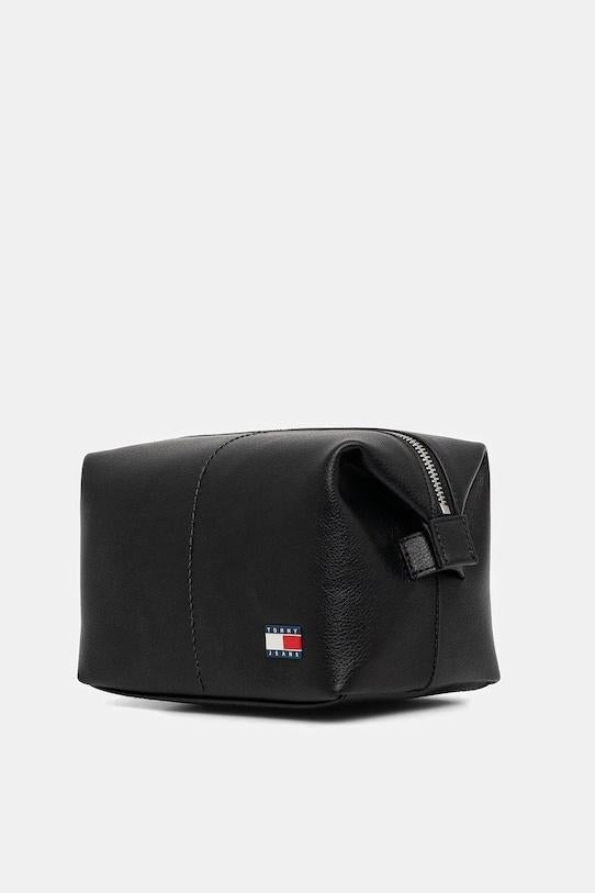 TOMMY JEANS TJM HERITAGE LEATHER WASHBAG