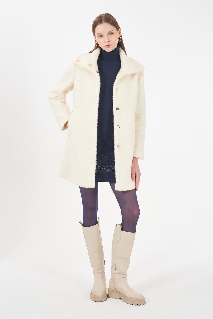 YES ZEE CAPPOTTO DONNA FODERATO