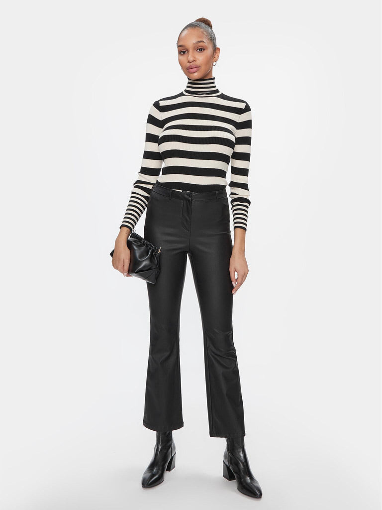 VERO MODA VMJADE MR COATED FLARED PANTS
