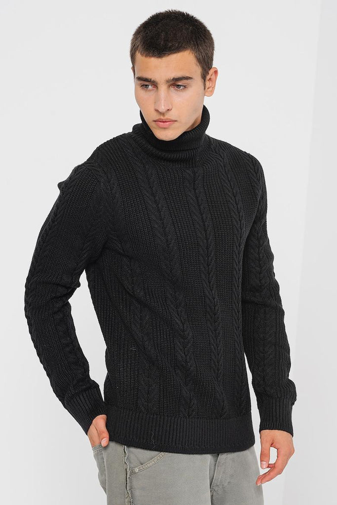 JACK AND JONES JCOCIPHER KNIT ROLL NECK