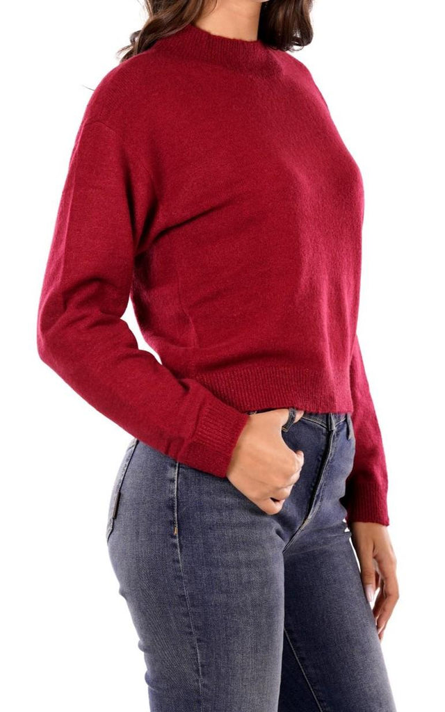 YES ZEE MAGLIA DONNA LUPETTO CROPPED