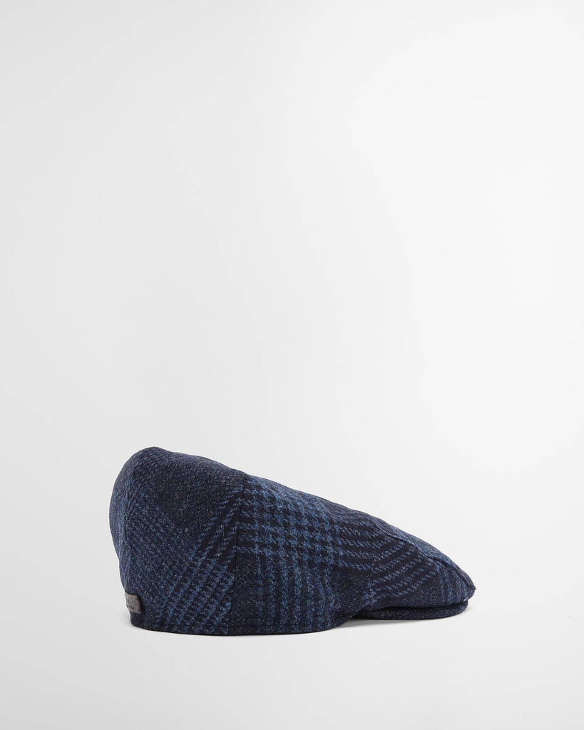 BARBOUR DEVERON TWEED FLAT CAP