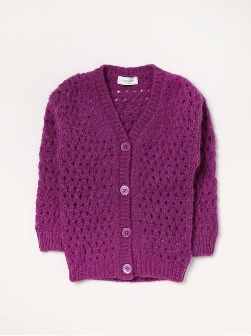 MONNALISA MAXI  CARDIGAN CON PATCH