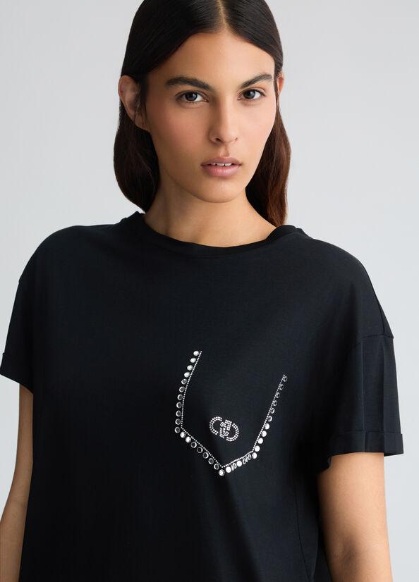 LIU JO ECS T-SHIRT MODA M/C