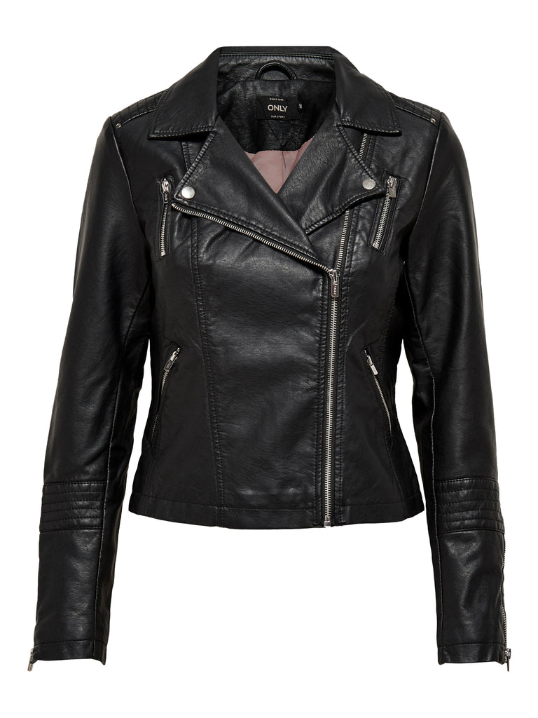 ONLY ONLGEMMA FAUX LEATHER BIKER OTW NOOS