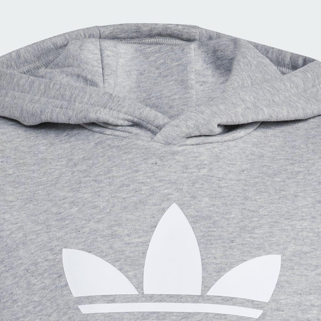 ADIDAS ORIGINALS TREFOIL HOODIE      MGREYH