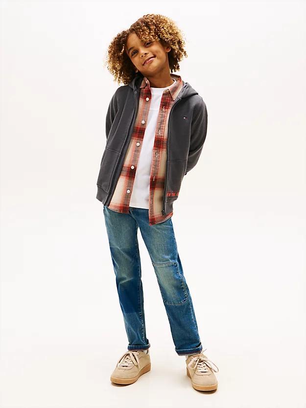 TOMMY HILFIGER NYC PRINT ZIPTHROUGH HOODIE