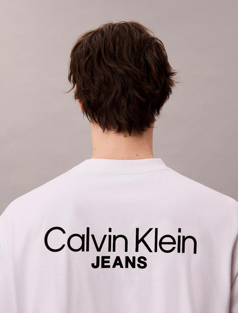 CALVIN KLEIN JEANS LOGO BACK PRINT T-SH
