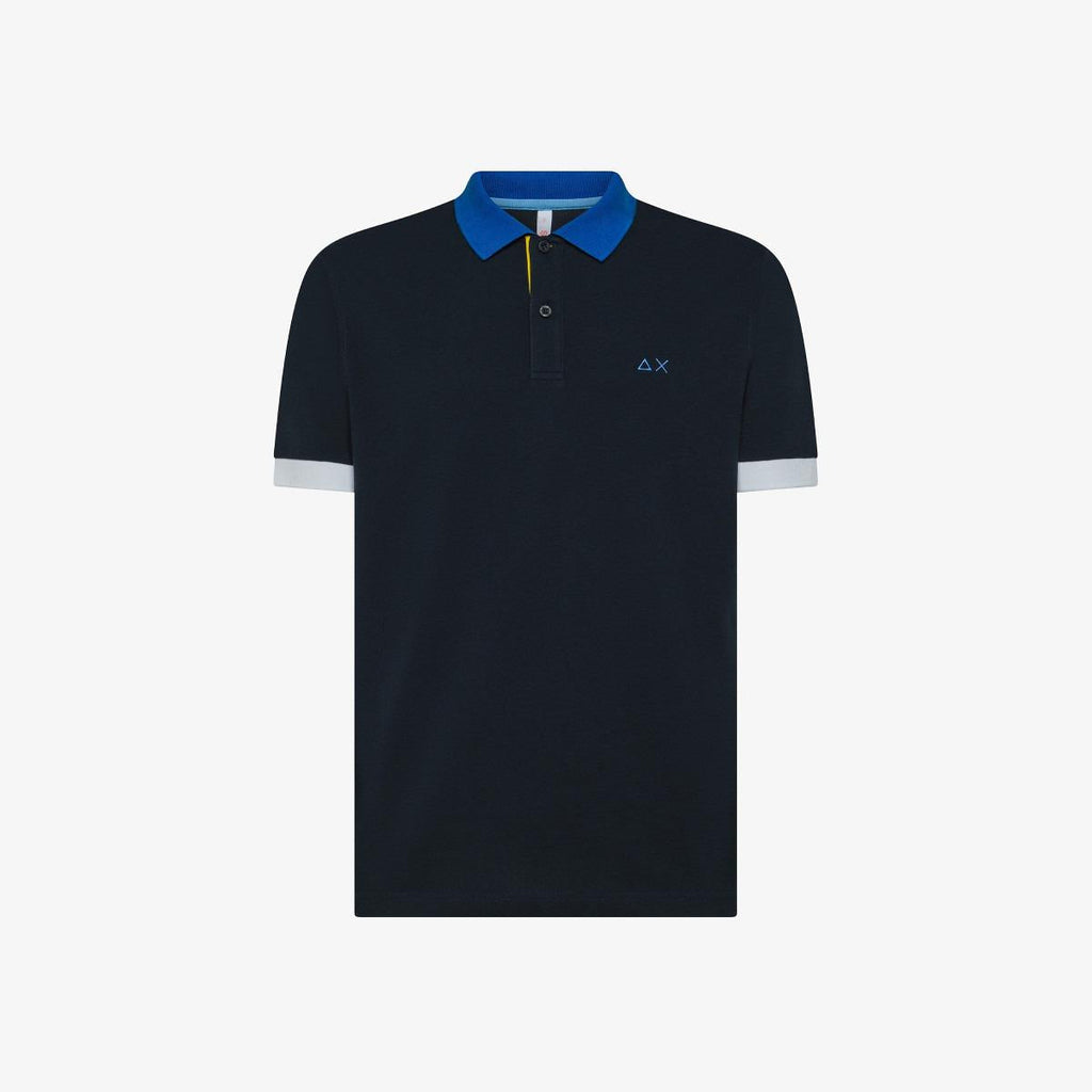SUN68 POLO 3 COLOR WAY S/S