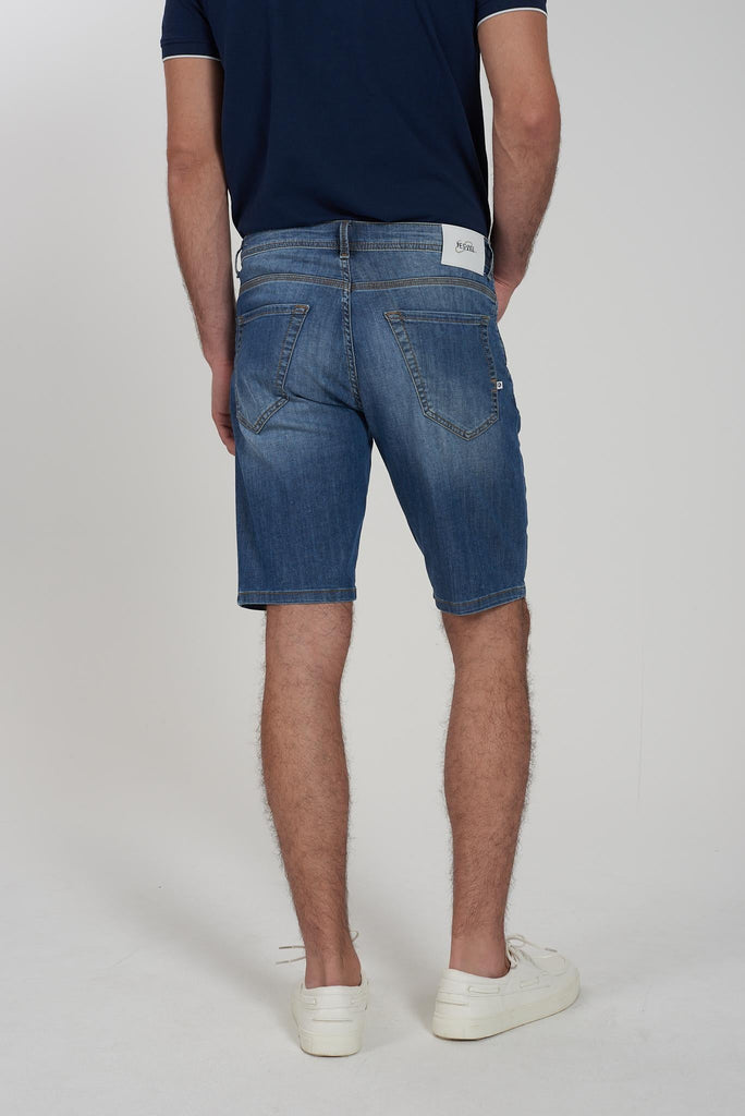 YES ZEE BERMUDA JEANS UOMO 5 TASCHE, SLIM