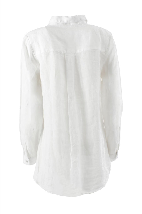 YES ZEE CAMICIA DONNA MISTO LINO