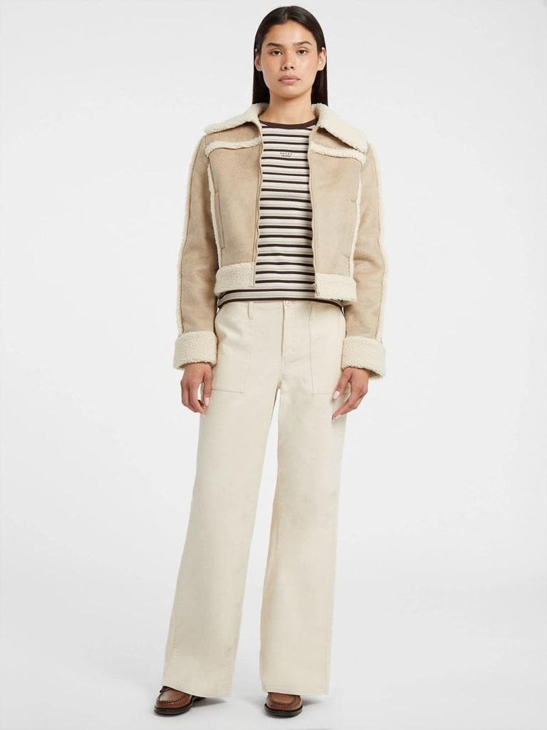 GUESS GJ FAUX SHEARLING JKT