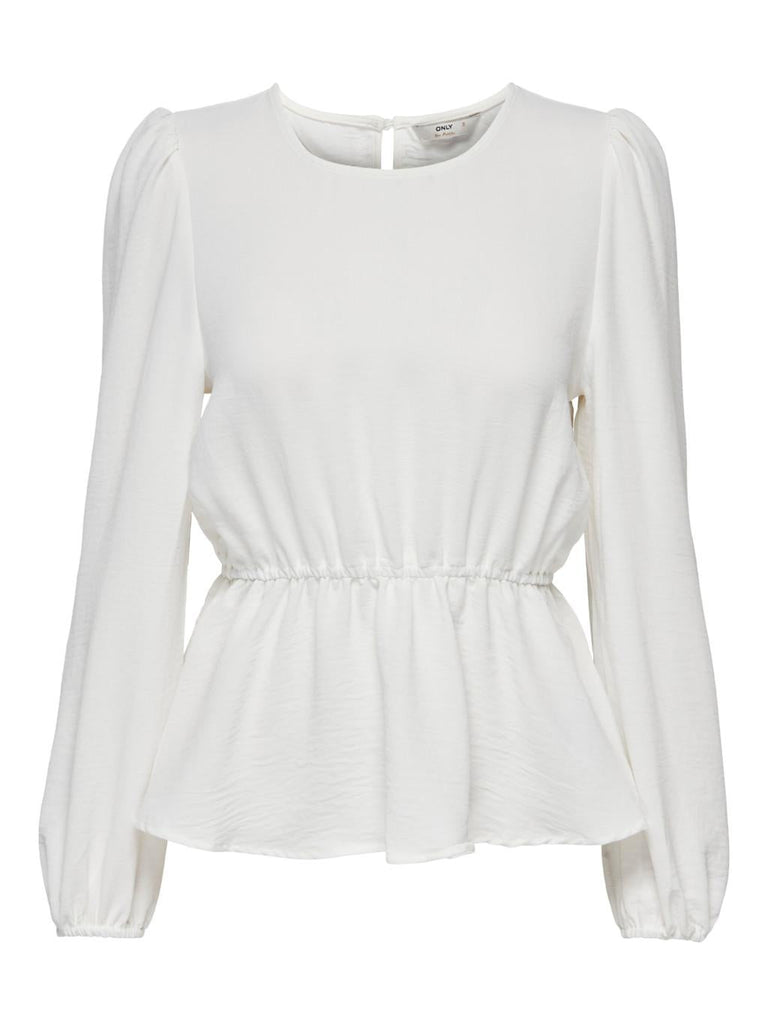ONLY ONLMETTE DAR L/S O-NECK TOP NOOS WVN