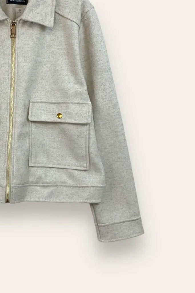 LOVEme Bomber con zip e tasche frontali