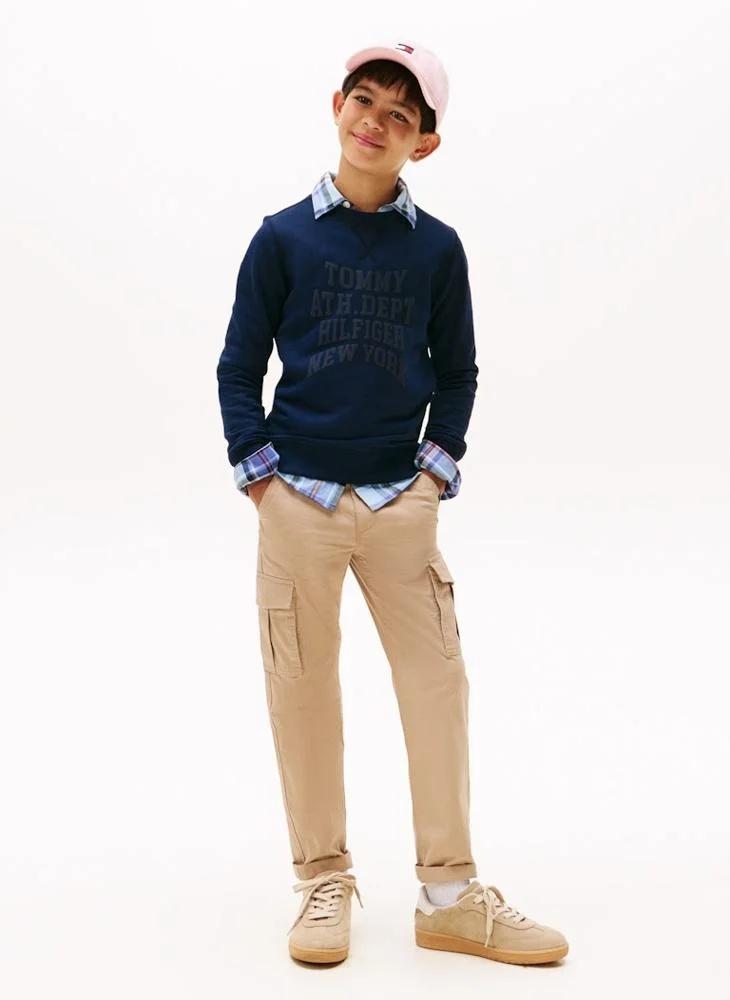 TOMMY HILFIGER ATHLETIC VARSITY SWEATSHIRT
