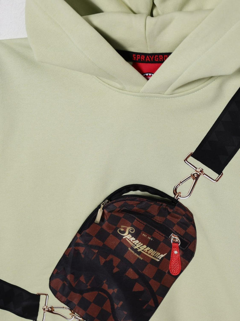 SPRAYGROUND TAKEOVER THE THRONE BACKPACK SLING HOODIE