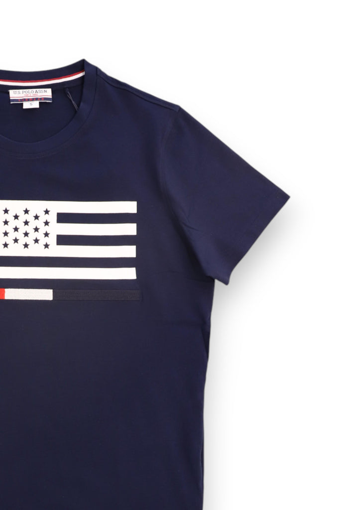 U.S. POLO ASSN.U LUCA - T-SHIRT USA FLAG SS