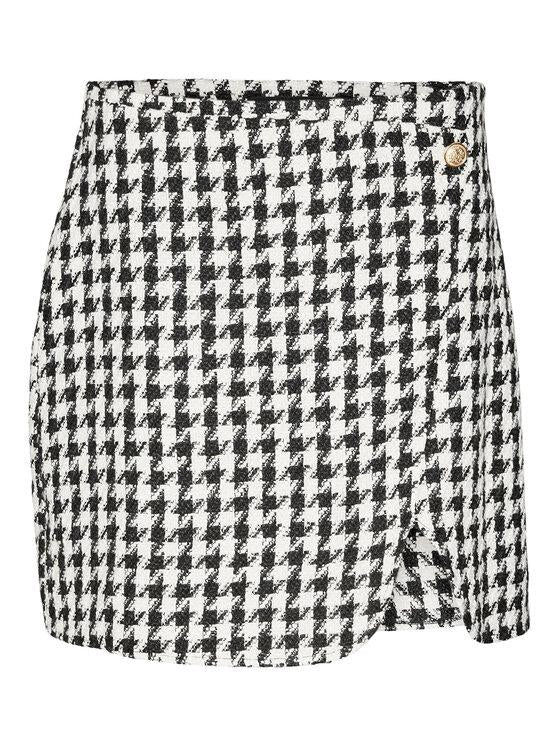 VERO MODA VMPAIGE HR HOUNDSTOOTH WRAP SKIRT