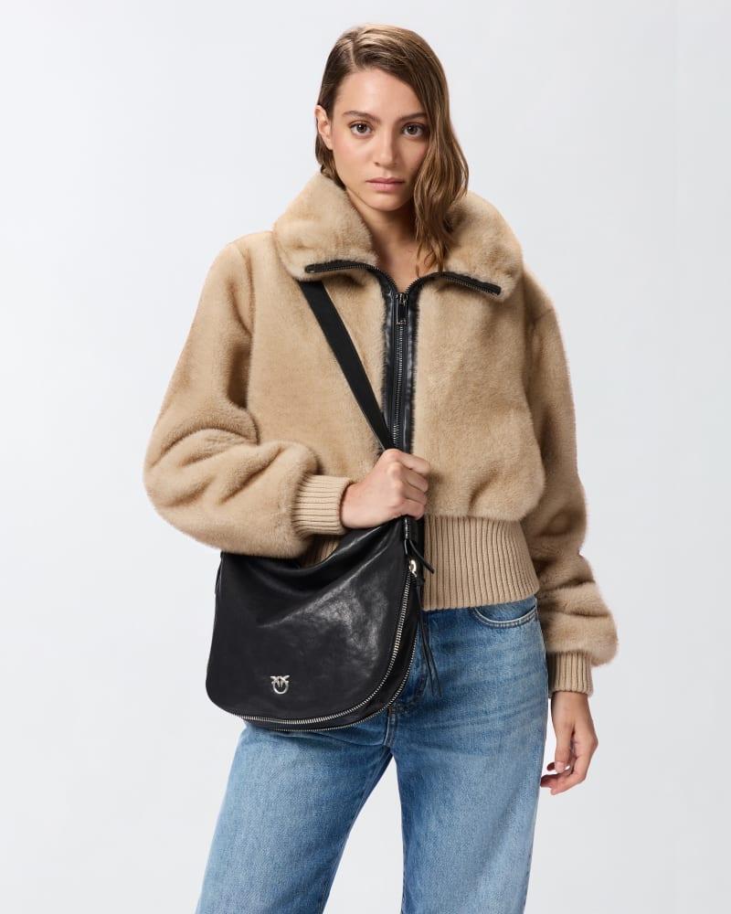 PINKO HOBO ZIP AROUND CLASSIC VITELL