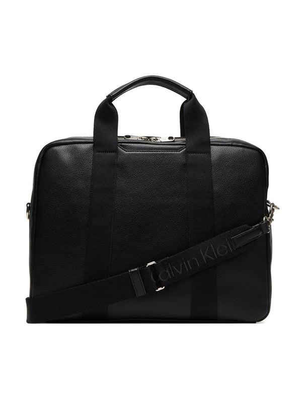 CALVIN KLEIN WEBBING STRAP LAPTOP BAG