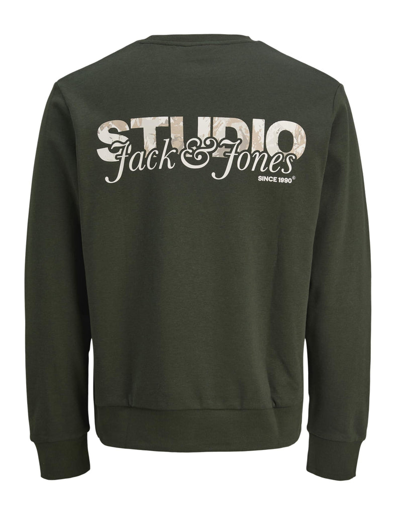 JACK JONES KIDS JJYUKI BACK SWEAT CREW NECK JNR