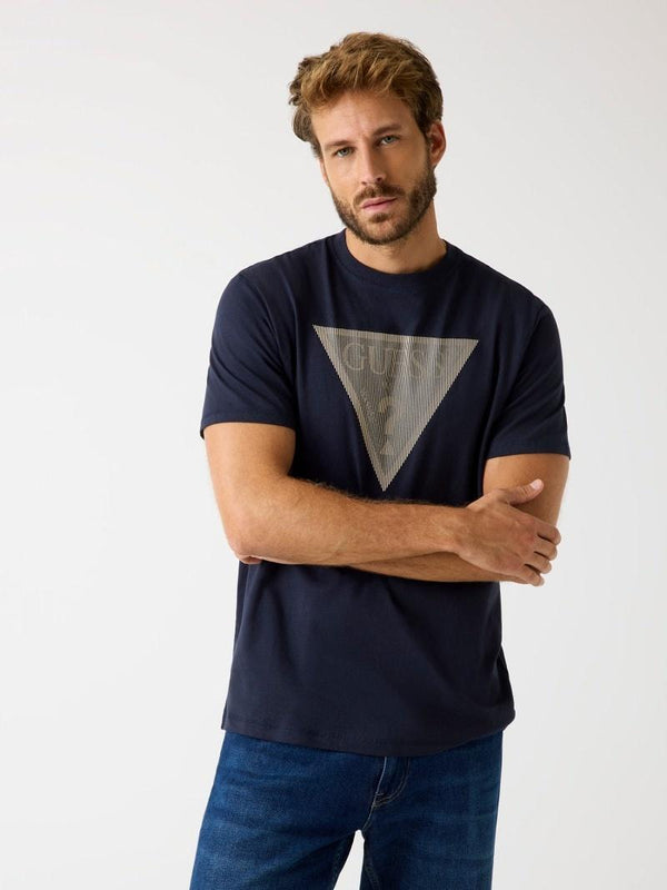 GUESS CN SS TRIANGLE LOGO TEE