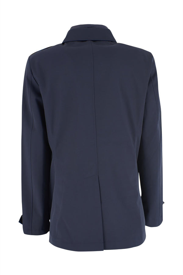 YES ZEE CAPPOTTO UOMO CON FINTO GILET STACCABILE