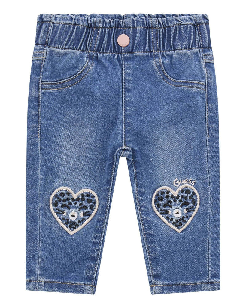 GUESS REGULAR FIT PAPER BAG STR DNM