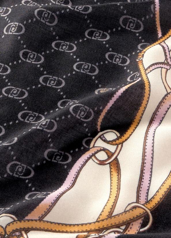 LIU JO ECS STOLA DOUBLE STRAP 70X180