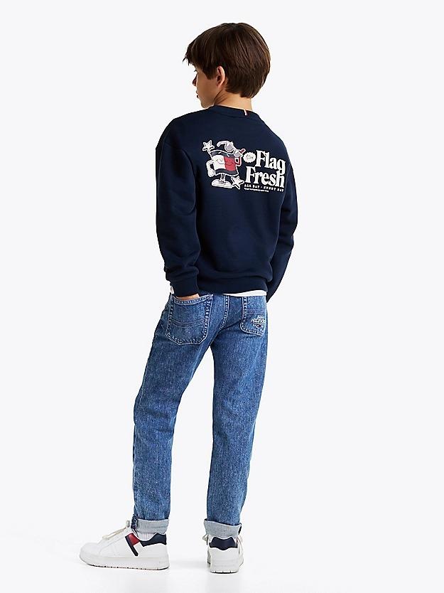 TOMMY HILFIGER FUN FLAG SWEATSHIRT