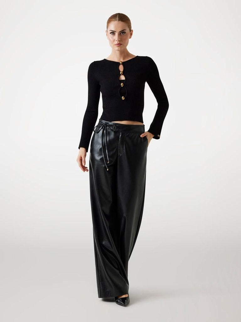 GUESS MARCIANO AGATHE RIBBED LS SWTR