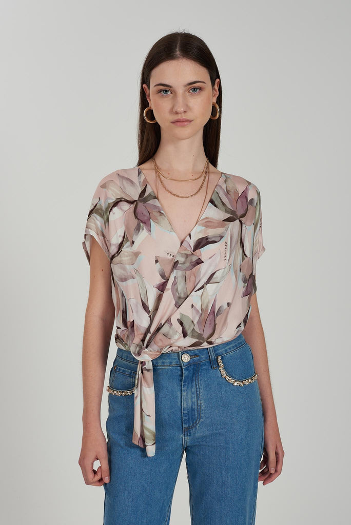 YES ZEE TOP DONNA SCOLLO A V INCOROCIATO CON NODO