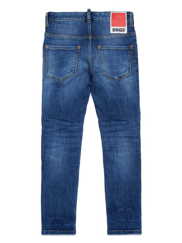 DSQUARED2 JUNIOR D2P118LM SKATER JEAN TROUSERS