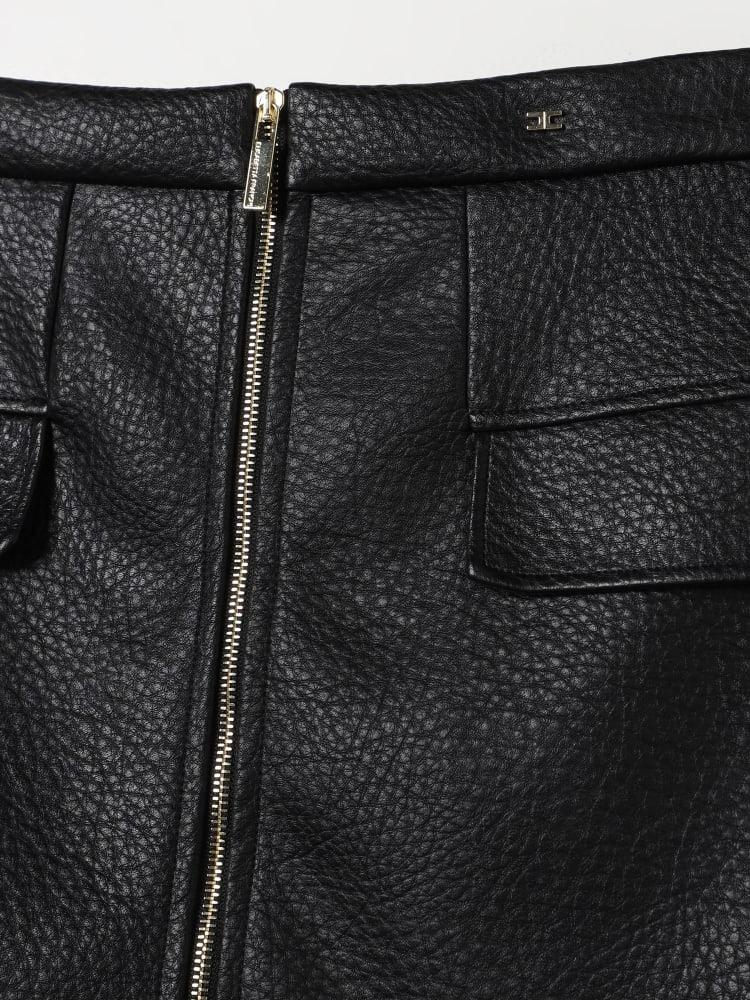 ELISABETTA FRANCHI La Mia Bambina GONNA IN PELLE ELEFANTE