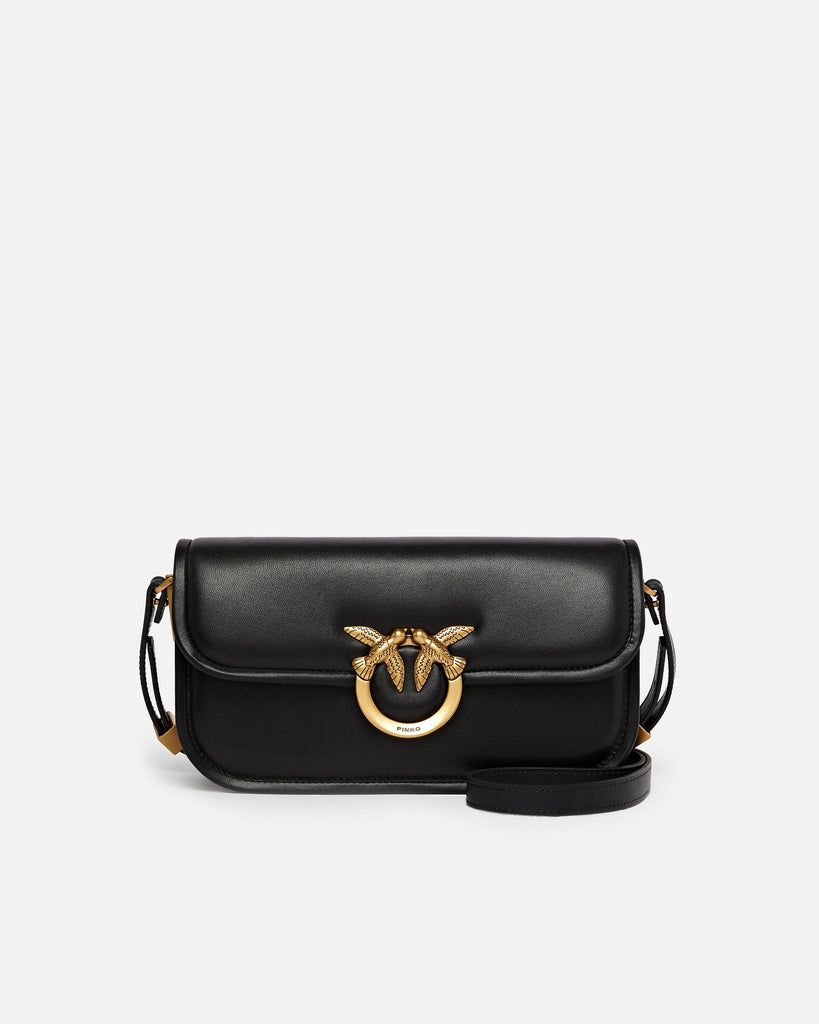 PINKO LOVE BOX HORIZONTAL NAPPA + VITELLO SETA