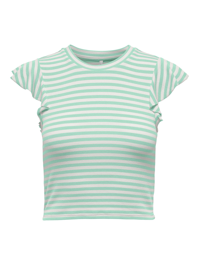 ONLY ONLBELIA S/L FRILL TOP BOX JRS
