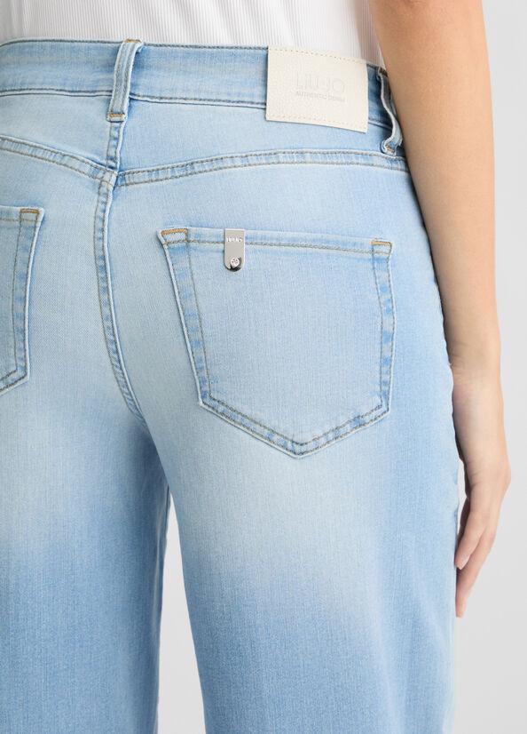 LIU JO ECS AUTHENTIC CROPPED FLARE RW
