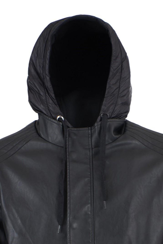 YES ZEE GIUBBINO BIMBO IN PU CON FINTO GILET STACCABILE