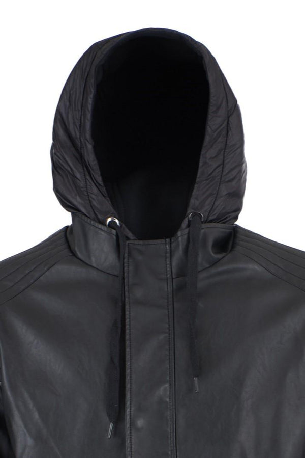 YES ZEE GIUBBINO BIMBO IN PU CON FINTO GILET STACCABILE