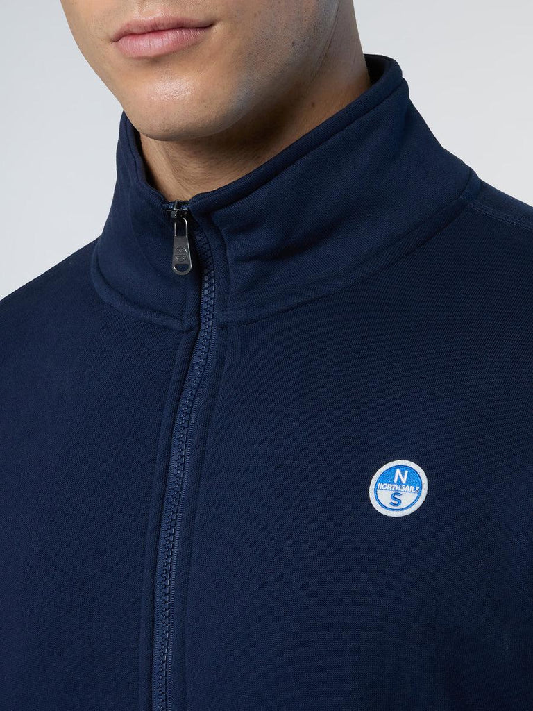 NORTH SAILS FULL ZIP  SWEATSHIRT W/LOGO