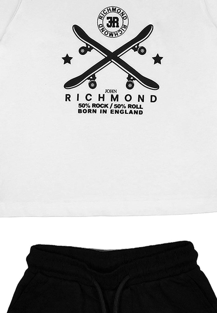 JOHN RICHMOND T-SHIRT + SHORTS