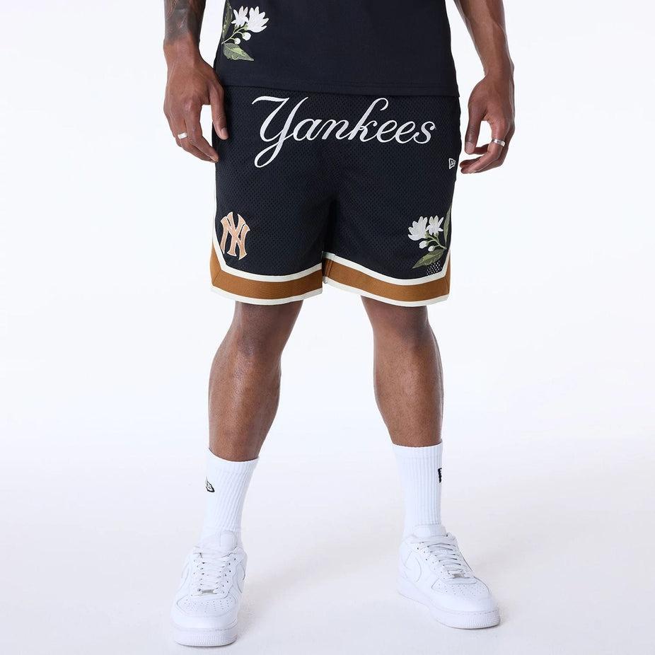 NEW ERA MLB FLORAL MESH SHORT NEYYAN  BLK