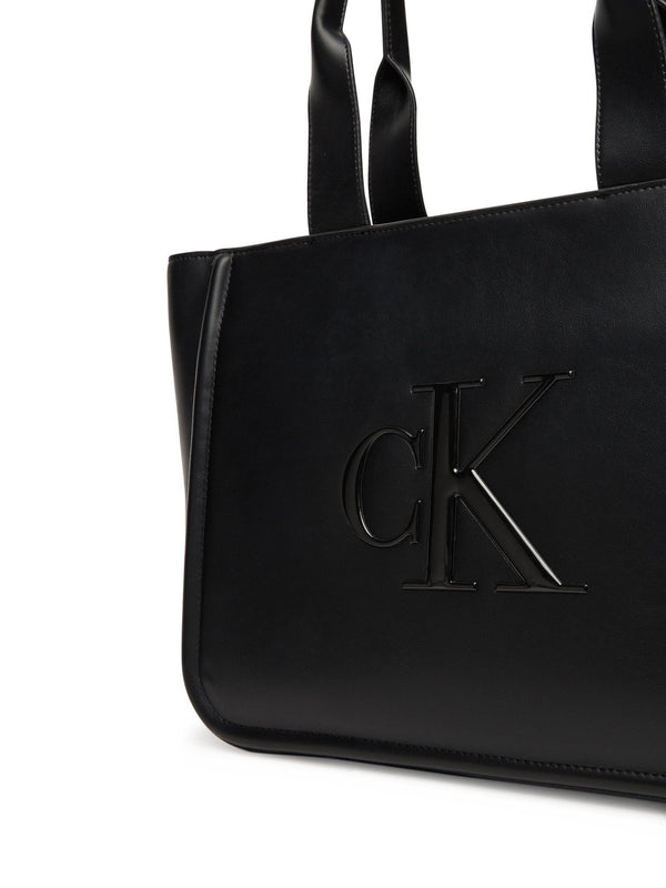 CALVIN KLEIN JEANS BOLD CK MEDIUM TOTE