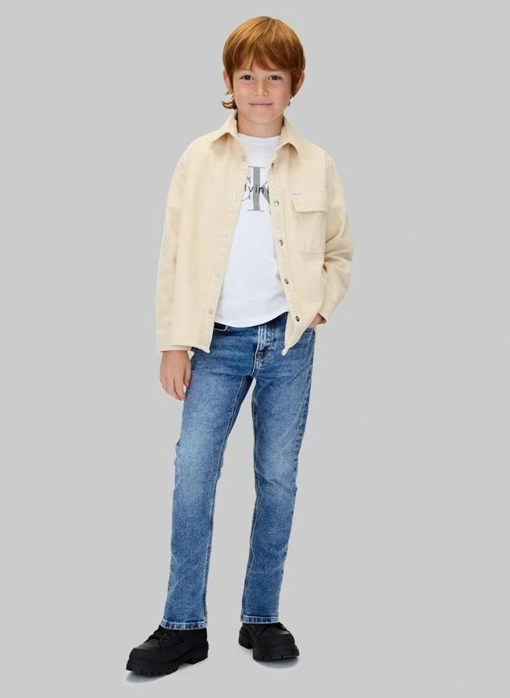 CALVIN KLEIN JEANS DAD WASHED BLUE CF