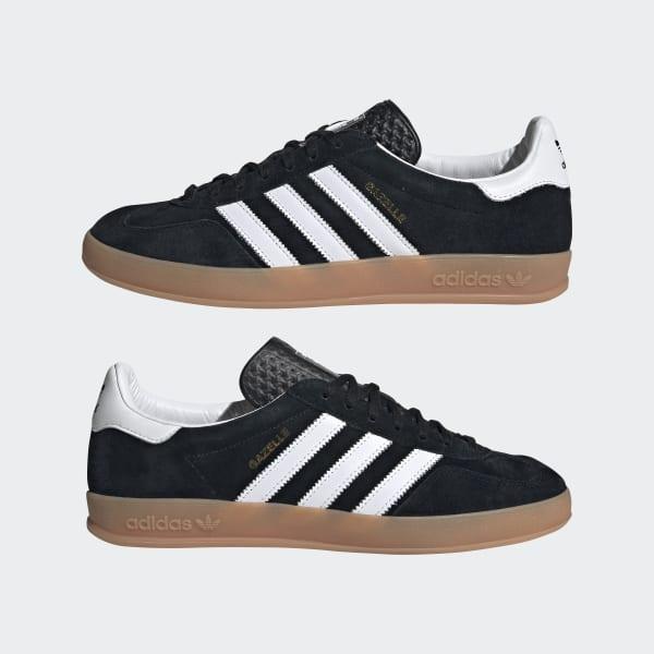 ADIDAS ORIGINALS GAZELLE INDOOR      CBLACK/FTWWHT/CBLACK