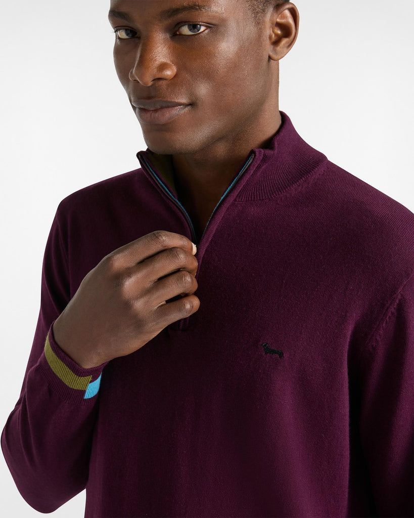 HARMONT & BLAINE HALF ZIP DETTAGLI BLOCK