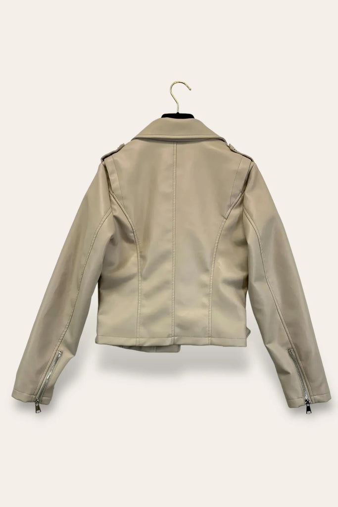 LOVEme Giacca chiodo in ecopelle