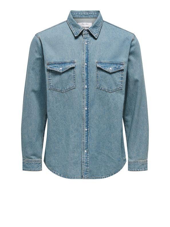 ONLY&SONS ONSBANE MB TINT 1873 GUA DNM SHIRT